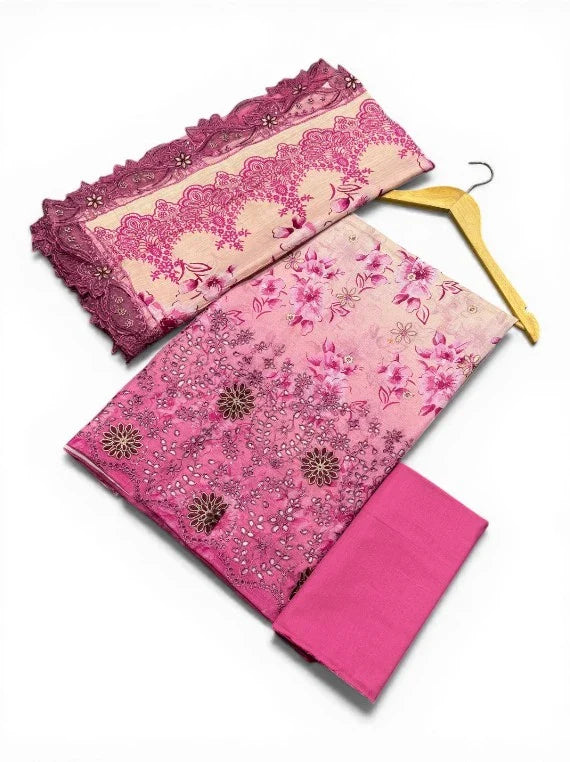 Sanober Embroidered Lawn By ABC Edit 2026 Vol-26DB22 (D-02)