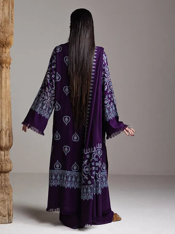 Saraab by Zara Shahjahan Unstitched Luxury Marina Collection 26 (BANAFSHA-D10)