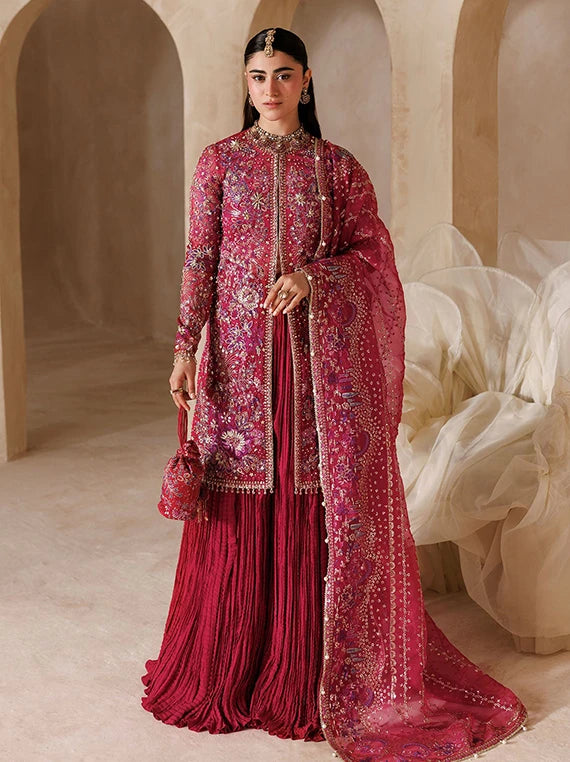 Sardinia Bridals Embroidered Organza Unstitched Collection'26 (ROSANNIA)