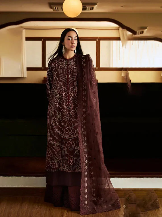 Satori Luxury Lawn Collection 2025 By Zara Shahjahan (SHIZUMI-4B)