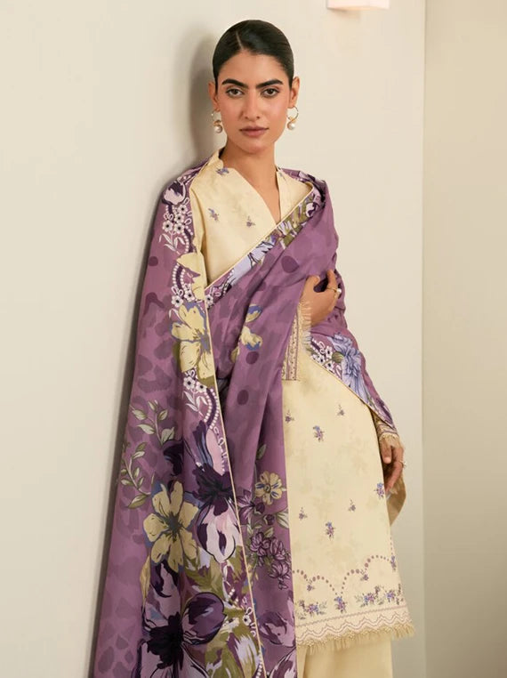 Seran Essentials Printed Lawn Collection 2026 Vol-02 (D2-AVIELLE)