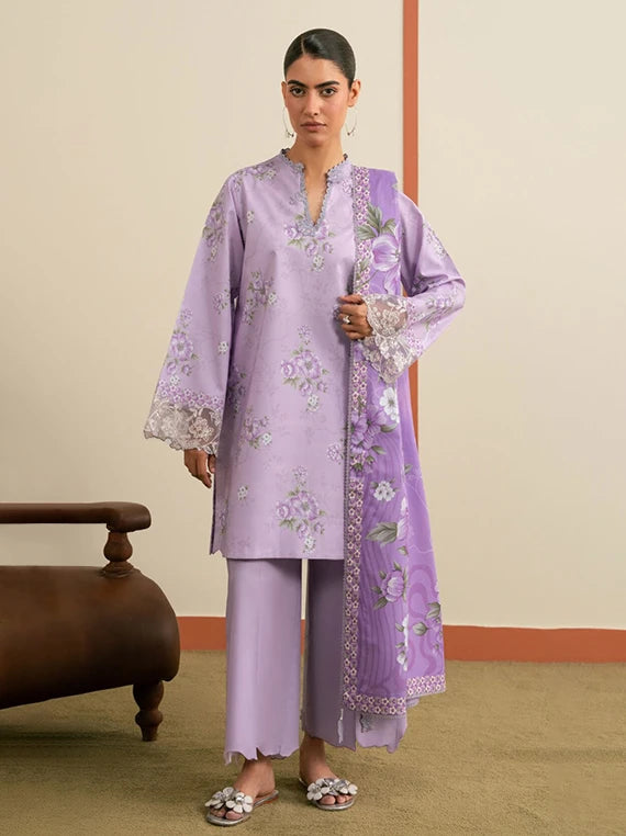 Seran Essentials Printed Lawn Collection 2026 Vol-02 (D3-VELINA)