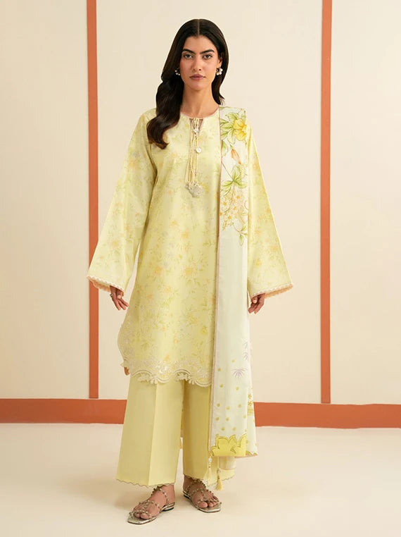 Seran Essentials Printed Lawn Collection 2026 Vol-02 (D4-SOLENE)