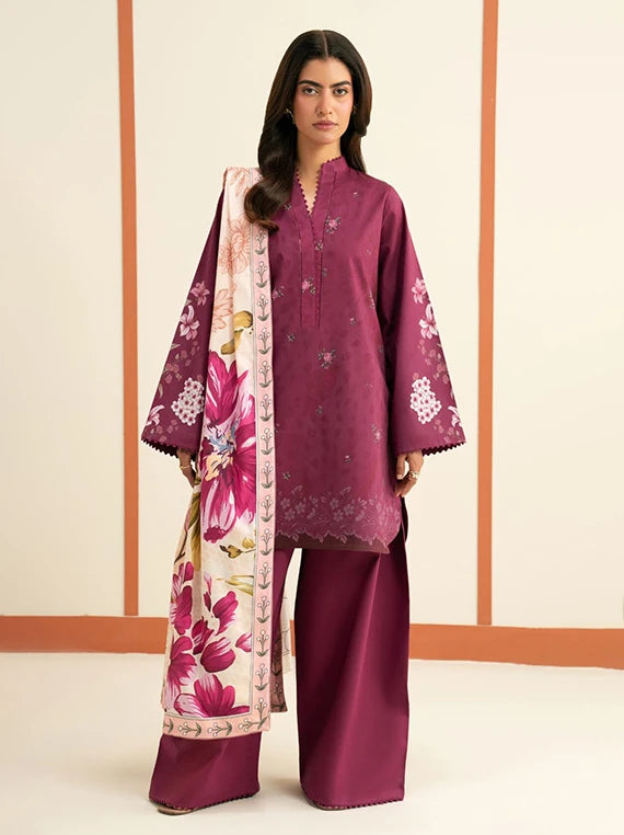 Seran Essentials Printed Lawn Collection 2026 Vol-02 (D9-MELROSE)