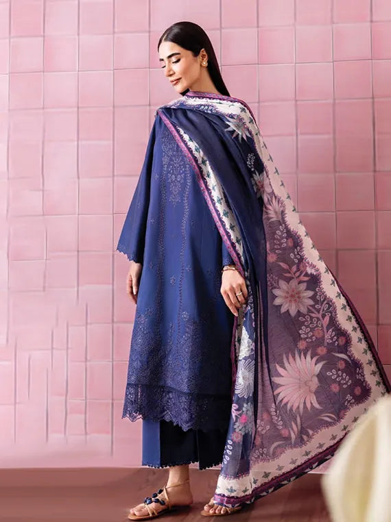 Seran Luxe Embroidered Lawn Collection 2025