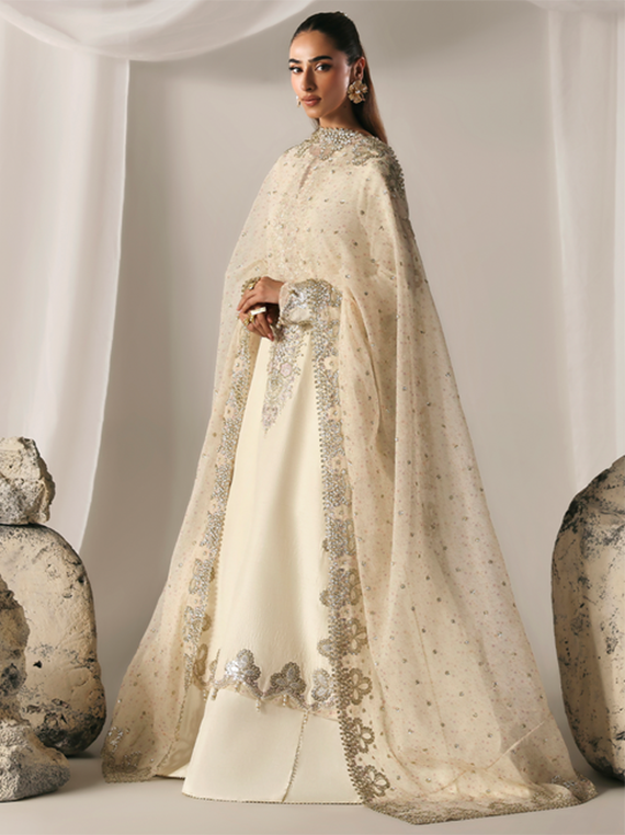 Serein By Emaan Adeel Premium Embroidered Raw Silk Collection 2025 (MISTY DAWN)