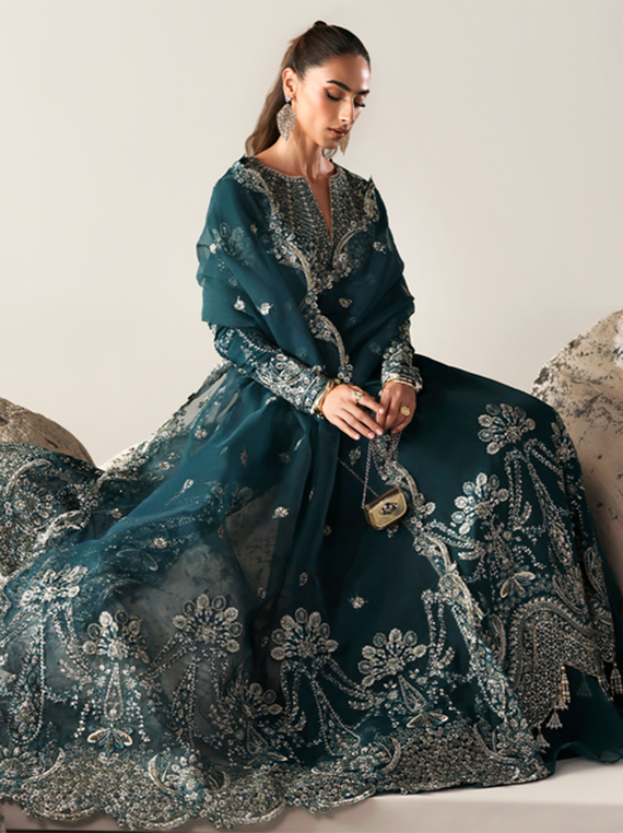 Serein By Emaan Adeel Premium Embroidered Raw Silk Collection 2025 (STARLIGHT SWAY)