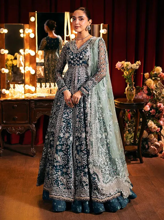 Serenade by Elaf Unstitched Embroidered Organza Formal Collection'26 (EHM-02 MELODIE)