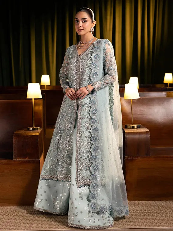 Serenade by Elaf Unstitched Embroidered Organza Formal Collection'26 (EHM-04 LUMIERE)