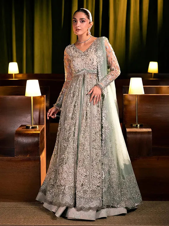 Serenade by Elaf Unstitched Embroidered Organza Formal Collection'26 (EHM-06 MOONVEIL)