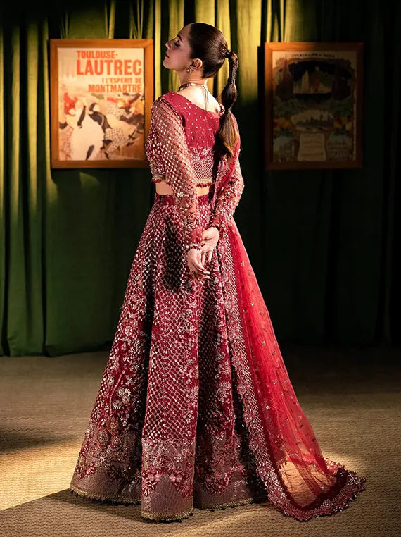 Serenade by Elaf Unstitched Embroidered Organza Formal Collection'26 (EHM-07 AMOUR)