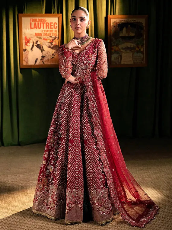 Serenade by Elaf Unstitched Embroidered Organza Formal Collection'26 (EHM-07 AMOUR)