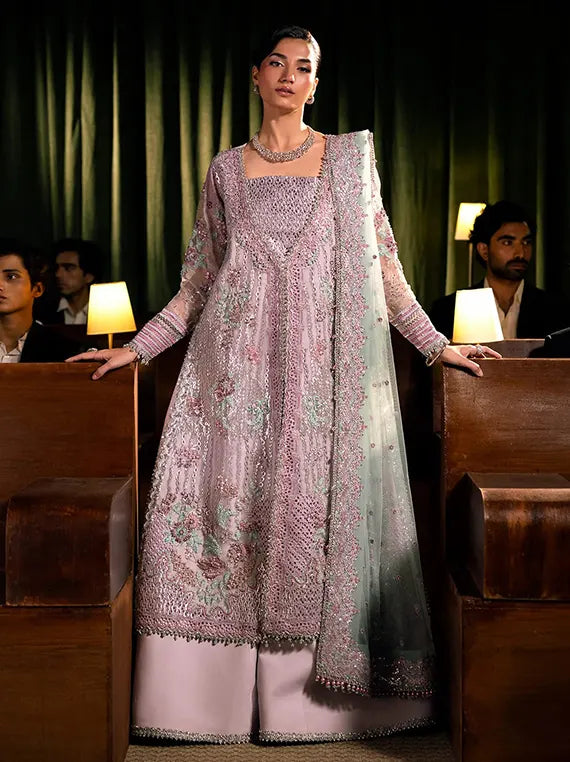 Serenade by Elaf Unstitched Embroidered Organza Formal Collection'26 (EHM-09 OPHELIA)