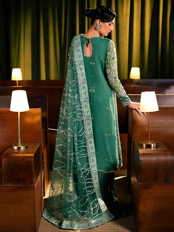 Serenade by Elaf Unstitched Embroidered Organza Formal Collection'26 (EHM-10 VERDELLA)