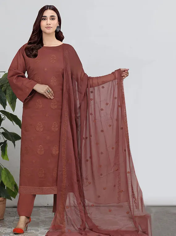 Shafaq Lawn Collection 2025 Vol-02 By Chawla Fabrics (D-01)