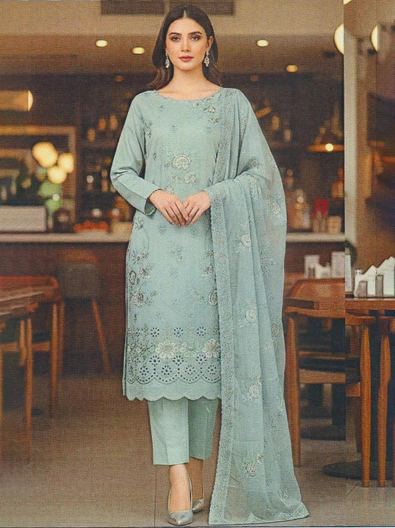 Shaista Luxury Embroidered Lawn Edit26 Vol-26DG09 (D-01)