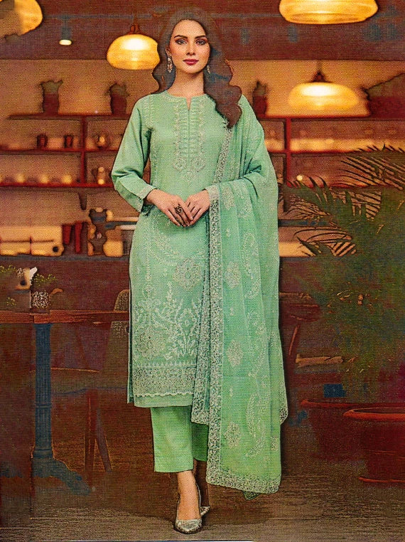 Shaista Luxury Embroidered Lawn Edit26 Vol-26DG09 (D-05)