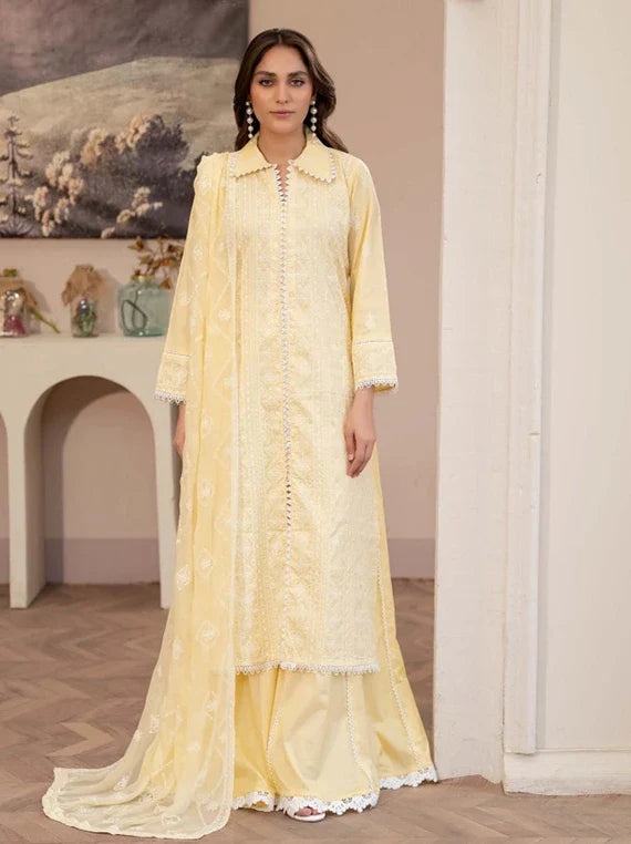 Shamsa by Noor-e-Fajar Embroidered Lawn Collection 2026 (NF-1446)