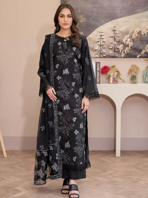 Shamsa by Noor-e-Fajar Embroidered Lawn Collection 2026 (NF-1448)