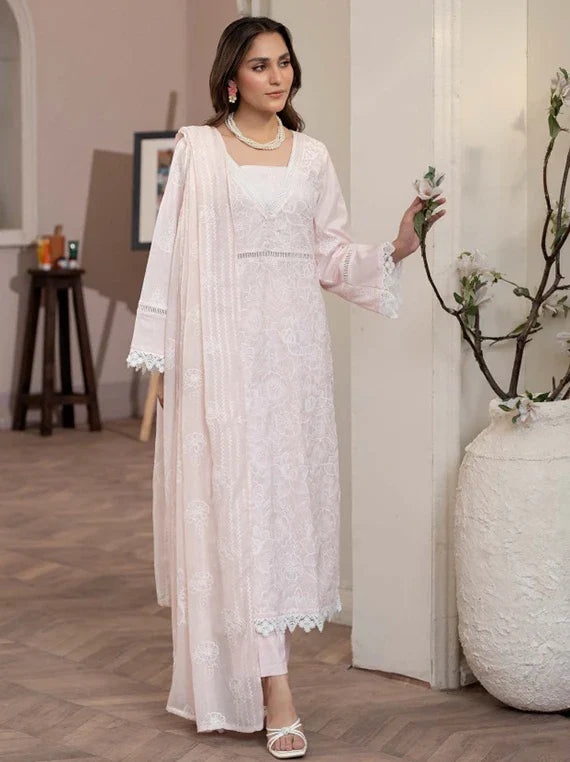 Shamsa by Noor-e-Fajar Embroidered Lawn Collection 2026 (NF-1453)