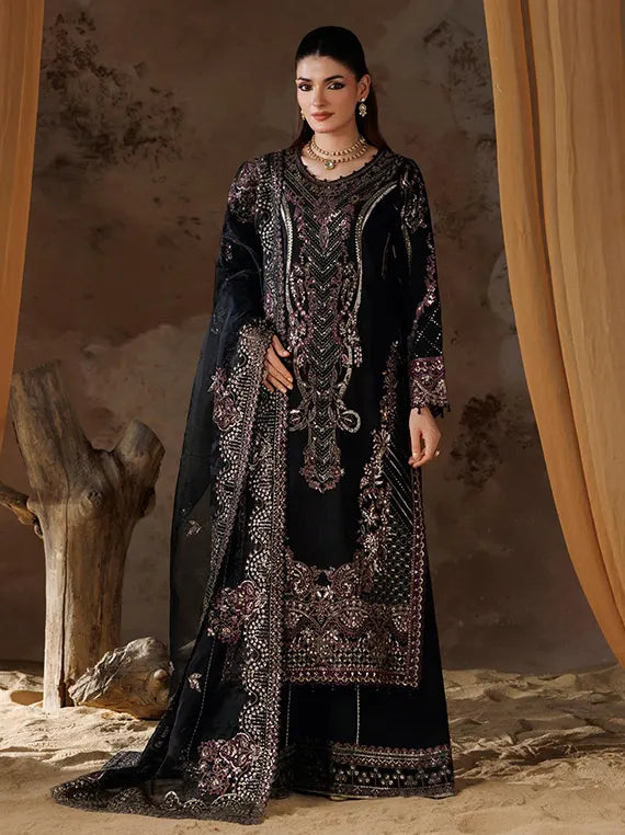 Shehnai by Ramsha Unstitched Embroidered Rawsilk Collection'26 V-02 (SS-203)