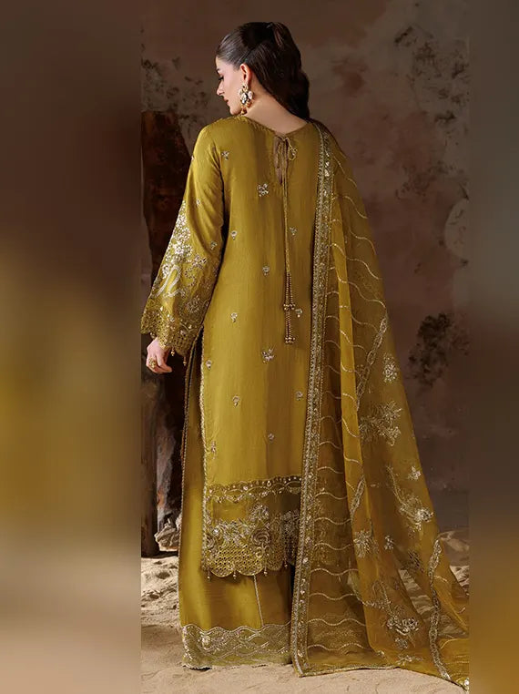 Shehnai by Ramsha Unstitched Embroidered Rawsilk Collection'26 V-02 (SS-204)