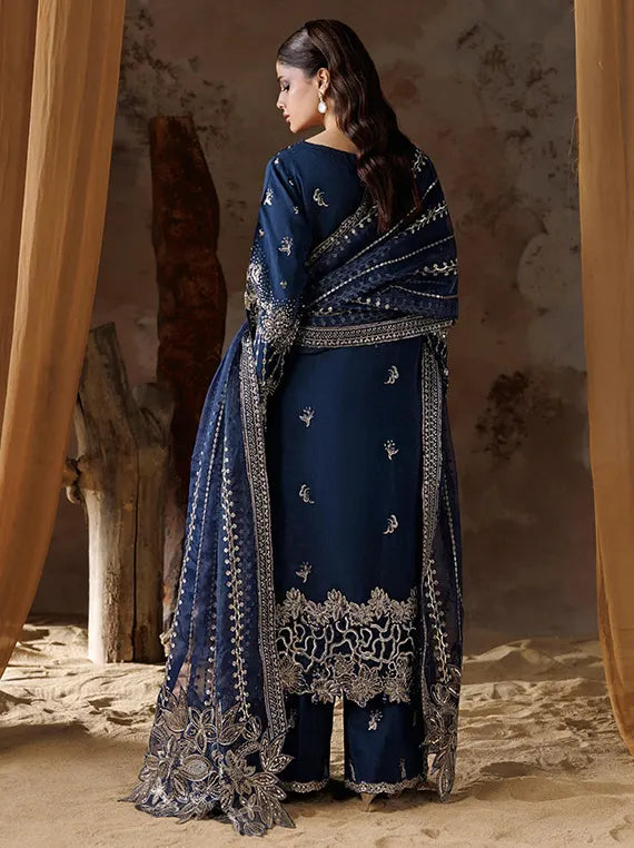 Shehnai by Ramsha Unstitched Embroidered Rawsilk Collection'26 V-02 (SS-205)