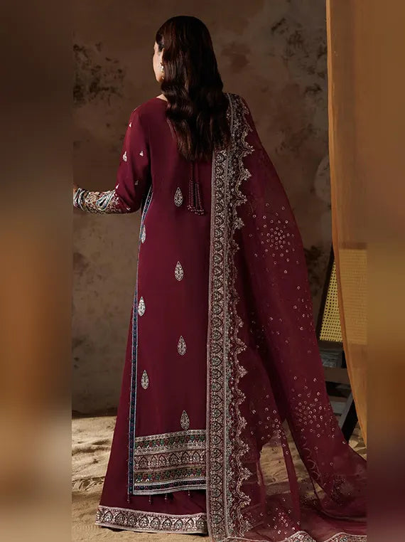 Shehnai by Ramsha Unstitched Embroidered Rawsilk Collection'26 V-02 (SS-206)