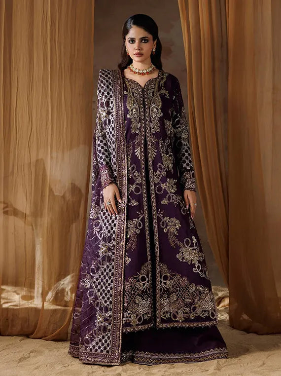 Shehnai by Ramsha Unstitched Embroidered Rawsilk Collection'26 V-02 (SS-208)