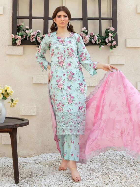 Shehrnaaz by Tawakkal Fabrics Embroidered Lawn Collection 2026 (D-2957)