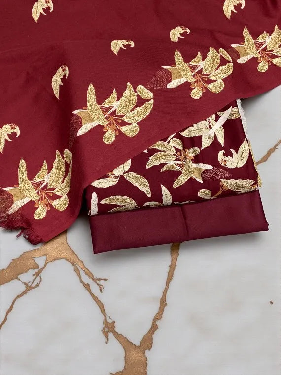 Silk Marina Woolen Shawl Edit 2025 Vol-CT44 (D-13)