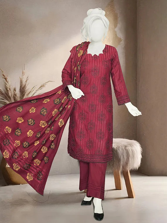 Silsilay By ABC Printed Embroidered Dhanak Collection 2025 Vol-05 (D-03)