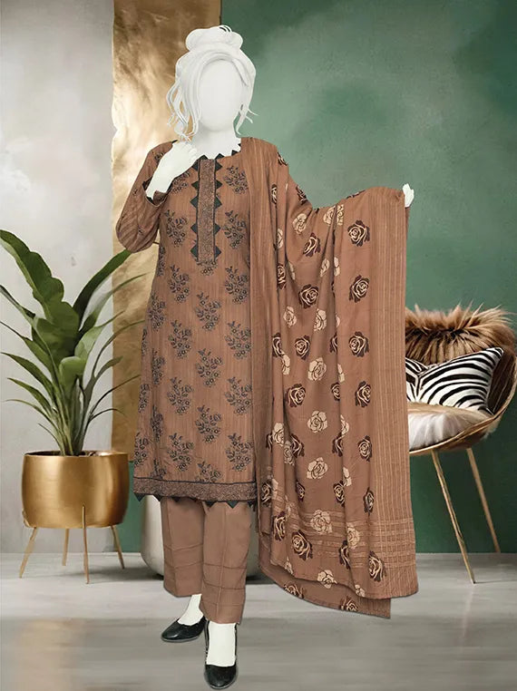 Silsilay By ABC Printed Embroidered Dhanak Collection 2025 Vol-05 (D-05)