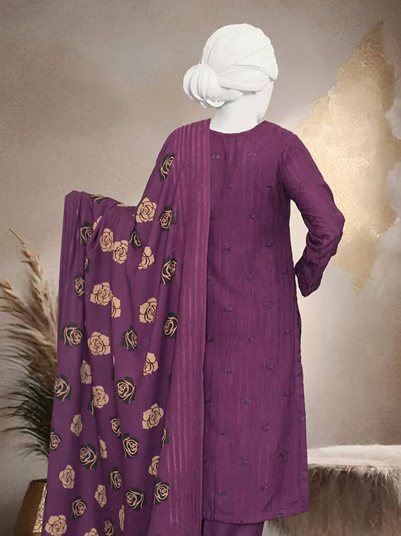 Silsilay By ABC Printed Embroidered Dhanak Collection 2025 Vol-05 (D-07)