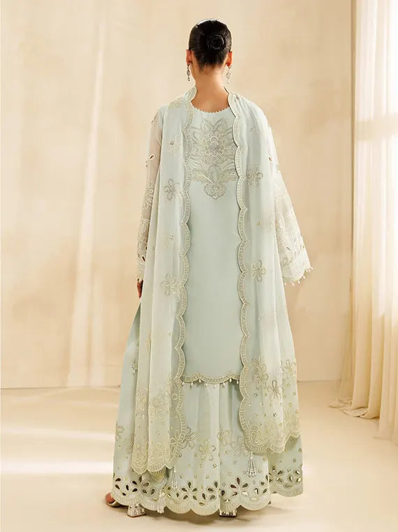Sireine by Alizeh Unstitched Embroidered Chiffon Collection'26 (10-Vanilla)