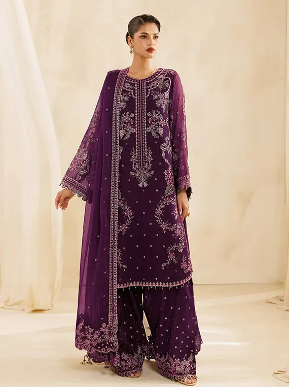Sireine by Alizeh Unstitched Embroidered Chiffon Collection'26 (12-Cascade)