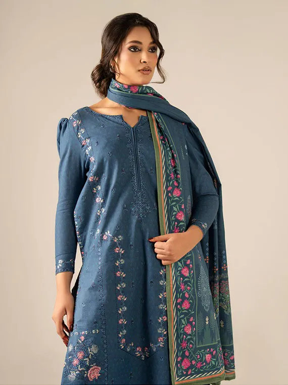 Sitara Textile Printed Embroidered Khaddar Collection 2025 (2605)