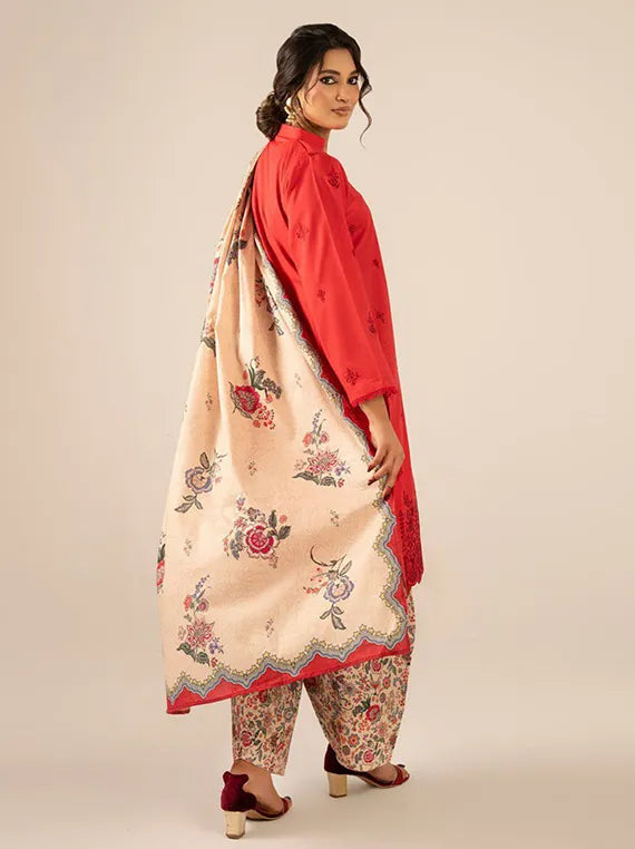 Sitara Textile Printed Embroidered Khaddar Collection 2025 (2608)