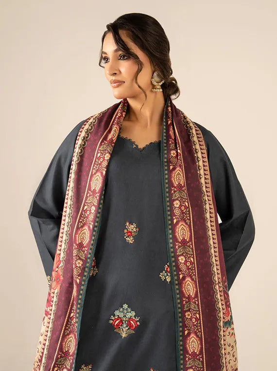 Sitara Textile Printed Embroidered Khaddar Collection 2025 (2609)