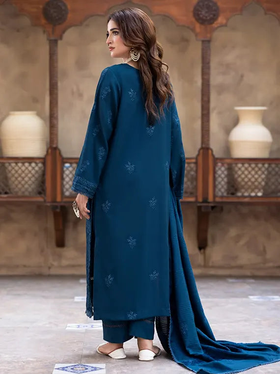 Smile by Azam Arts Embroidered Unstitched Dhanak Slub Collection'26 (D-03)