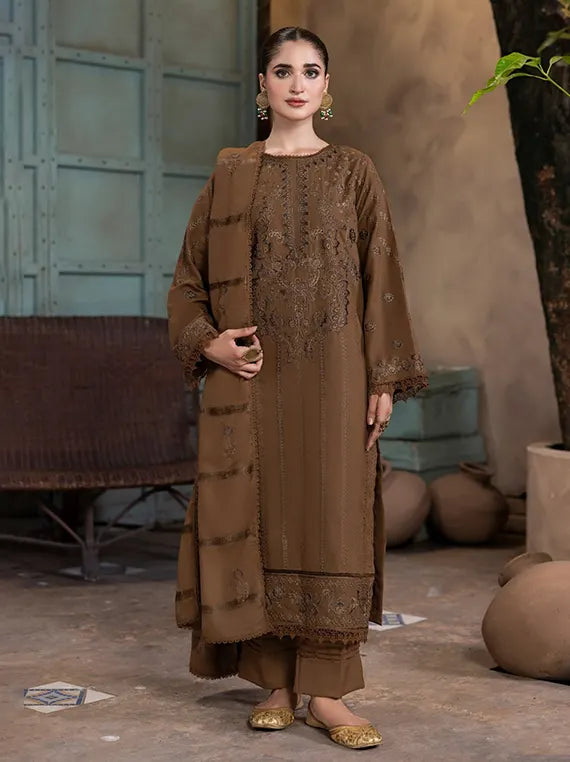 Smile by Azam Arts Embroidered Unstitched Dhanak Slub Collection'26 (D-10)