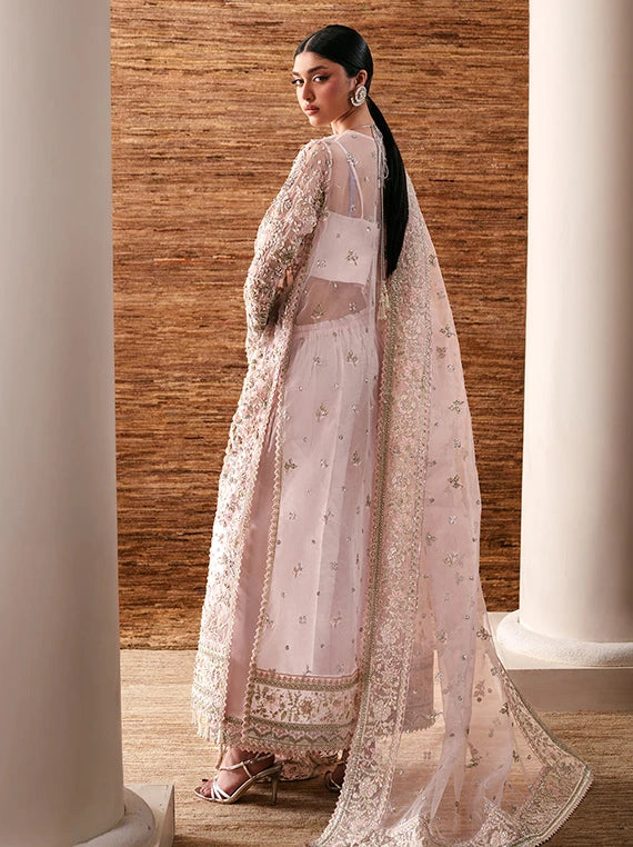Starlit Jewels Embroidered Organza Collection 2026 by Emaan Adeel (Pearl Essence)