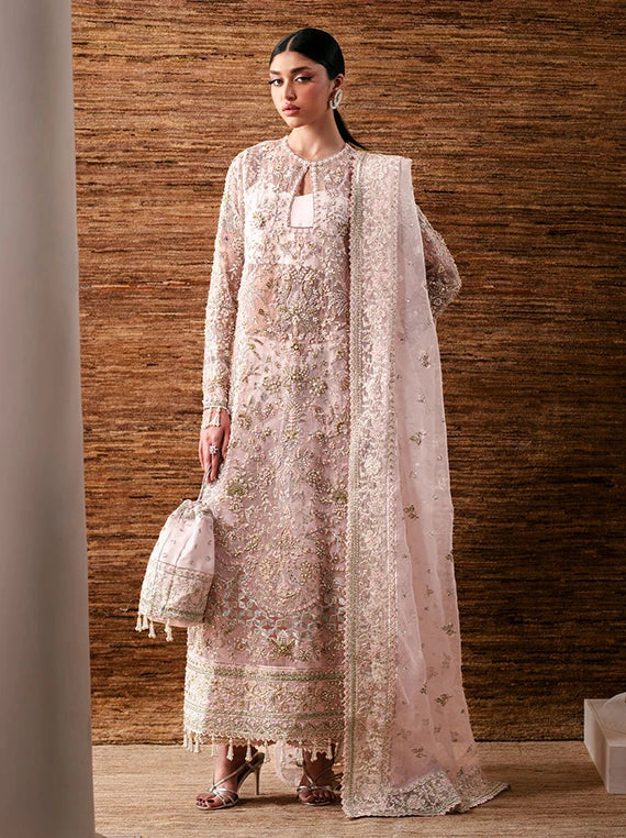 Starlit Jewels Embroidered Organza Collection 2026 by Emaan Adeel (Pearl Essence)