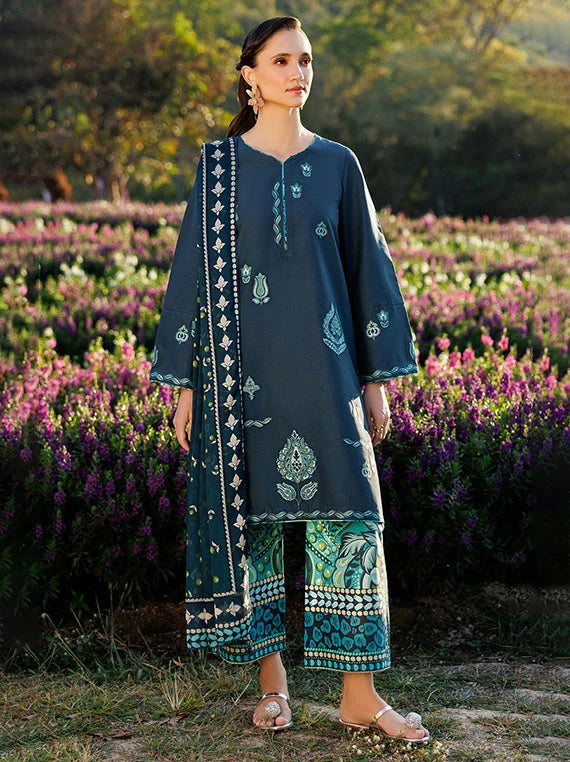 Summer Bloom by Jazmin Lawn Collection 2026 Vol-01 (USE-9291)