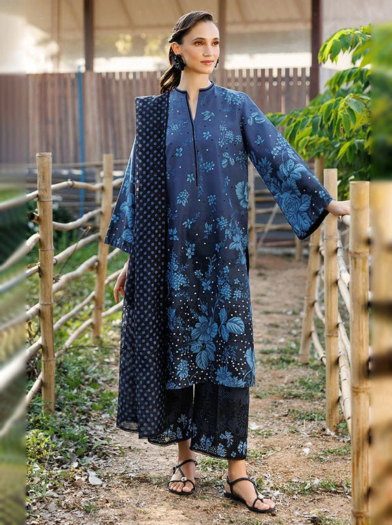 Summer Bloom by Jazmin Lawn Collection 2026 Vol-01 (USE-9295)