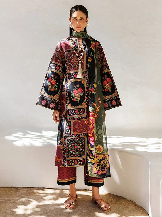 Summer Bloom by Jazmin Lawn Collection 2026 Vol-01 (USE-9308)