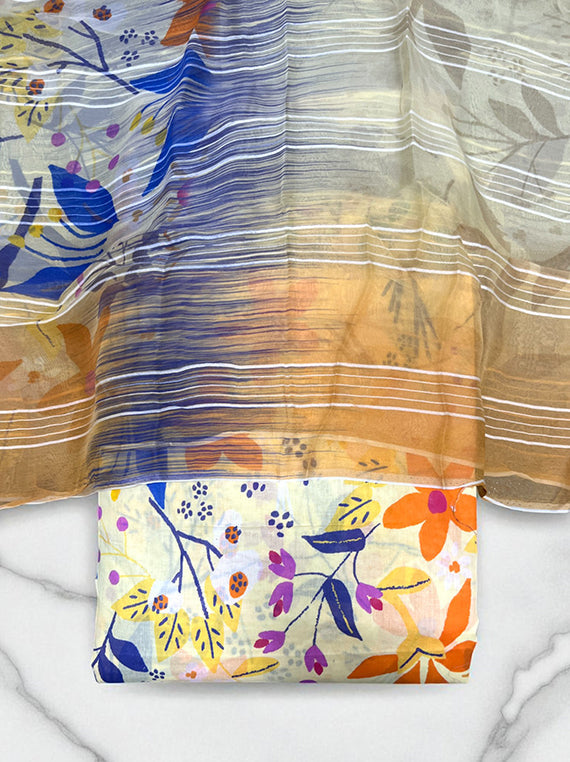 Summer Breeze Printed Lawn Edit25 MD07 (D-13)