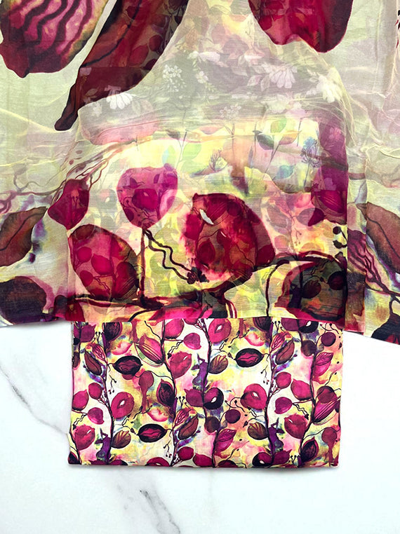 Summer Breeze Printed Lawn Edit25 MD07 (D-15)