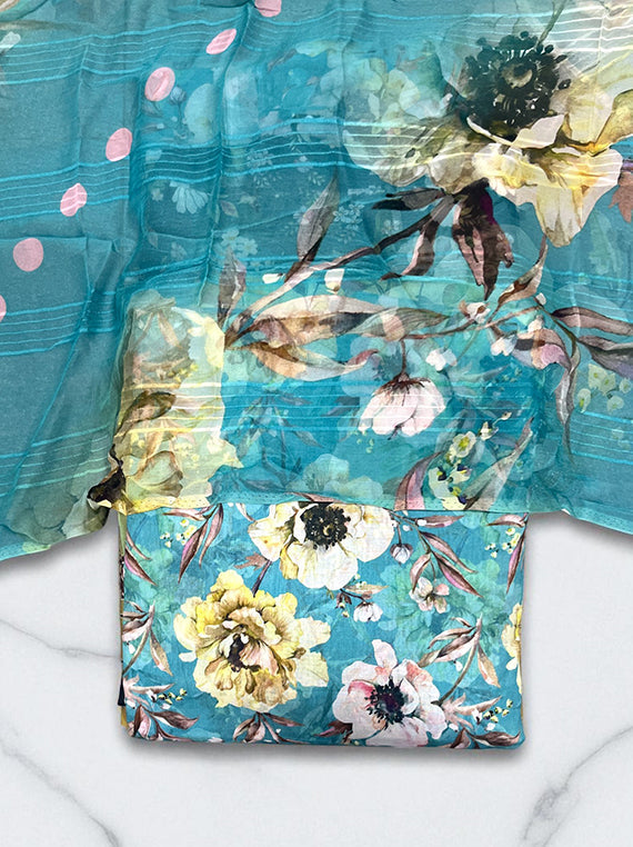 Summer Breeze Printed Lawn Edit25 MD07 (D-18)