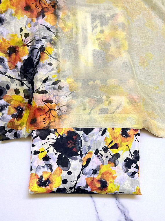 Summer Breeze Printed Lawn Edit25 Vol-MD07 (D-02)